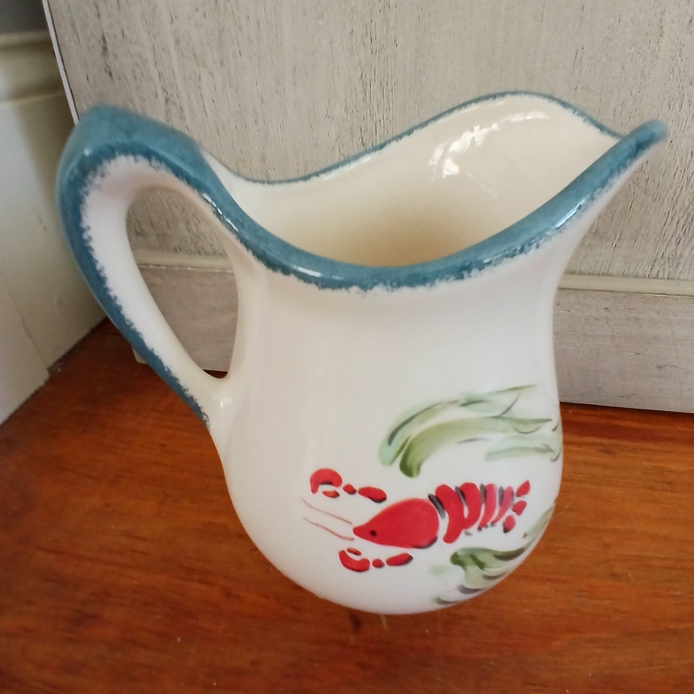 Jobi Handcrafted Ceramic Lobster Pitcher